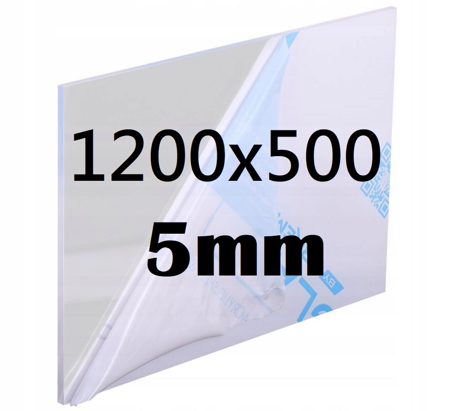 Plexi Plexi Plexi Plexa na míru 120 cm x 50 cm 5 mm Bezbarvá Deska