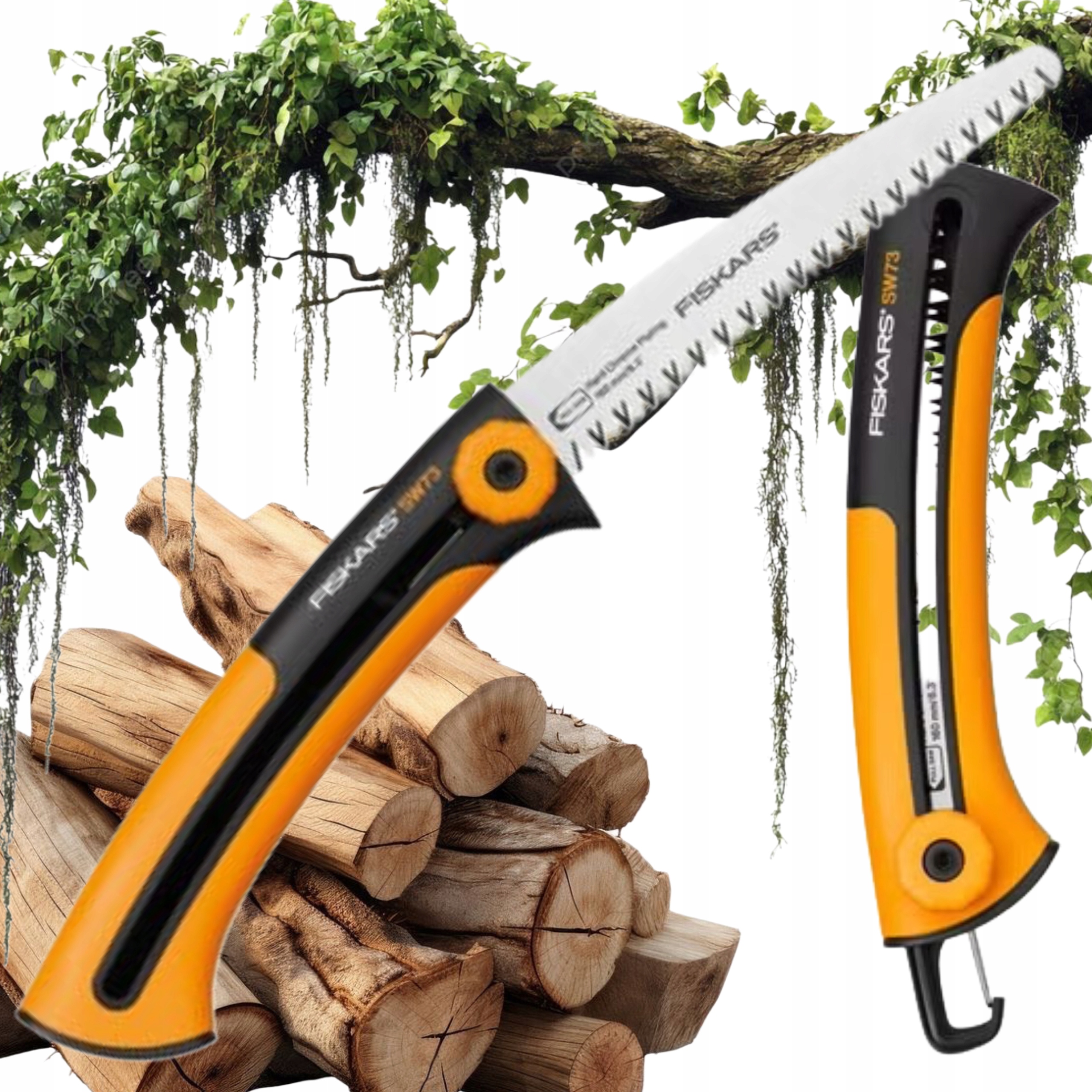 Fiskars Pila Na Větve SW73 35 CM Ergonomická Čepel Softgrip Přesná