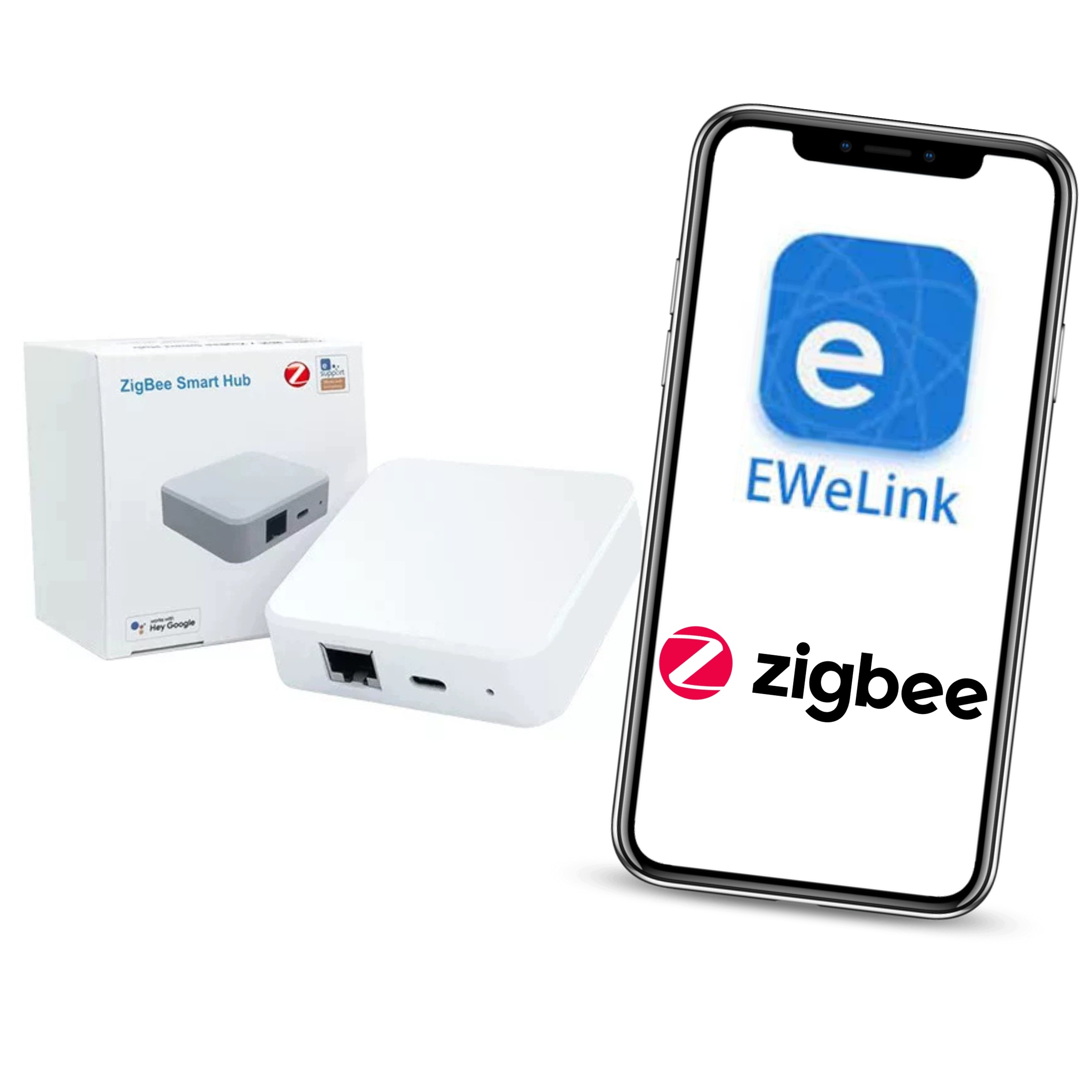Bramka Zigbee 3.0 Ewelink Gateway Hub Inteligentna centralka smart home Lan