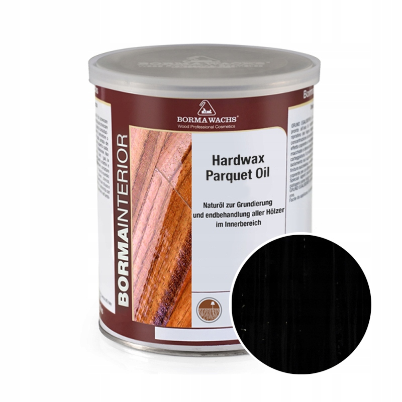 Tvrdý Vosk olejový vosk Borma Wachs Barva Černá 1L