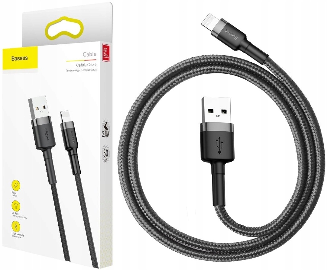 

Baseus Szybki Kabel Lightning Usb Do Iphone 50CM