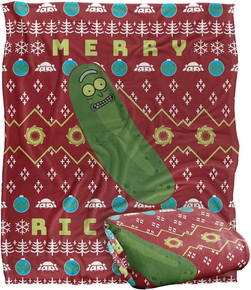 Rick And Morty Silky Touch mäkká deka, prikrývka 152 x 127 cm