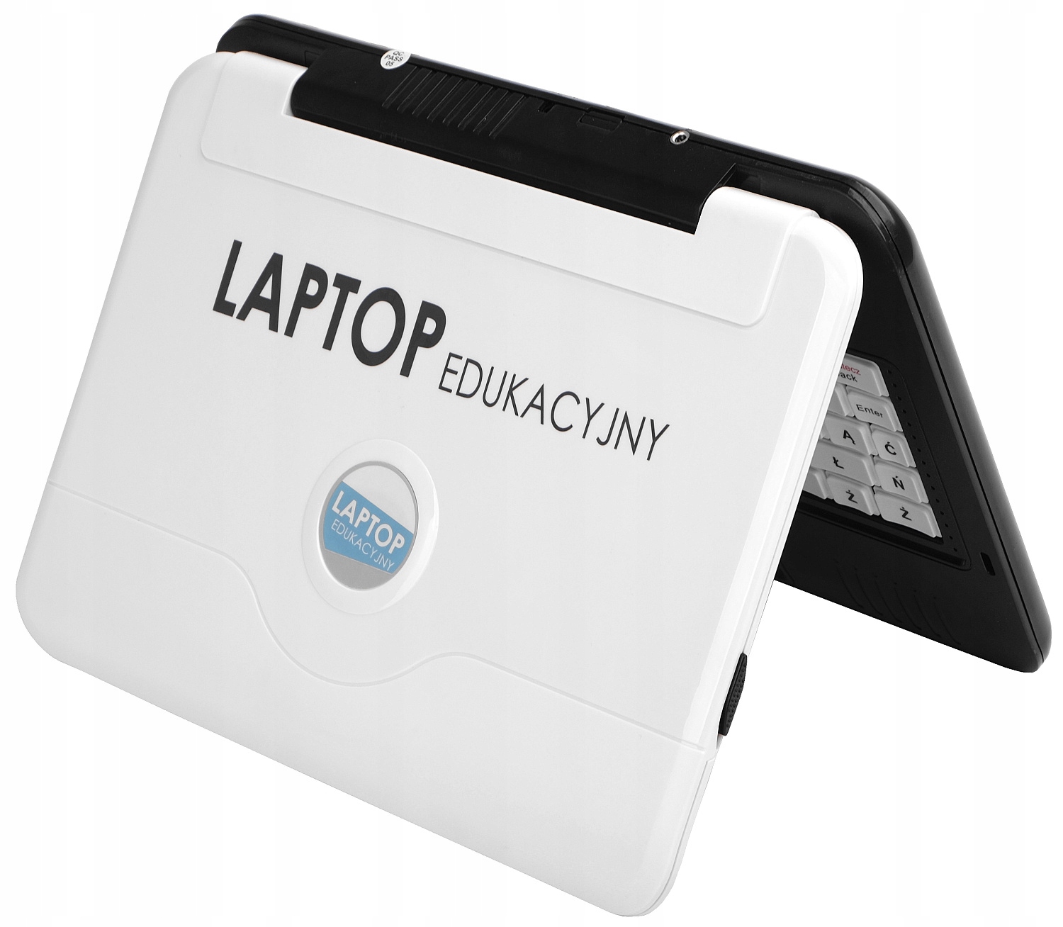 LAPTOP EDUKACYJNY DLA DZIECI PL/ANG 80 PROGRAMÓW Materiał plastik inny