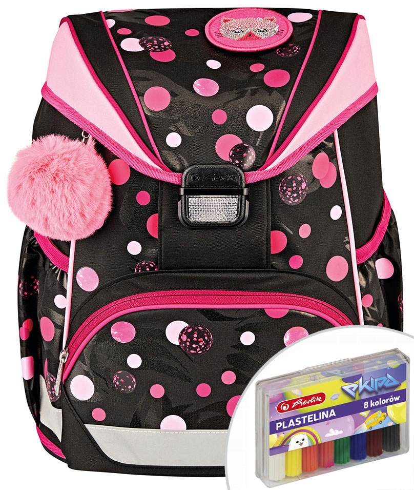 Tornister Szkolny Herlitz Ultralight Cats And Dots