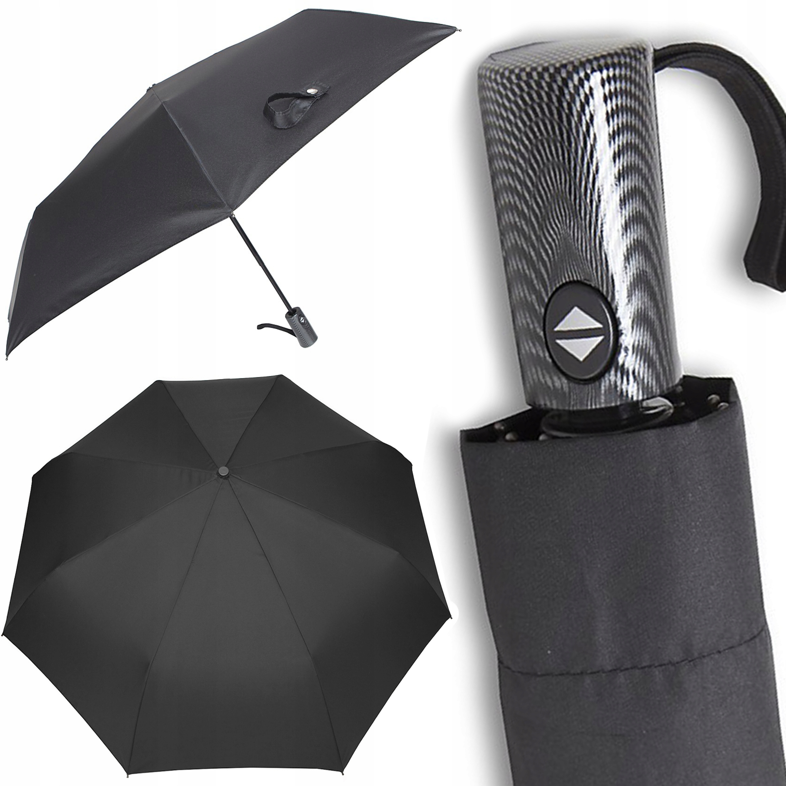 

Automatyczny Parasol Wiatroodporny Solidny Włókno