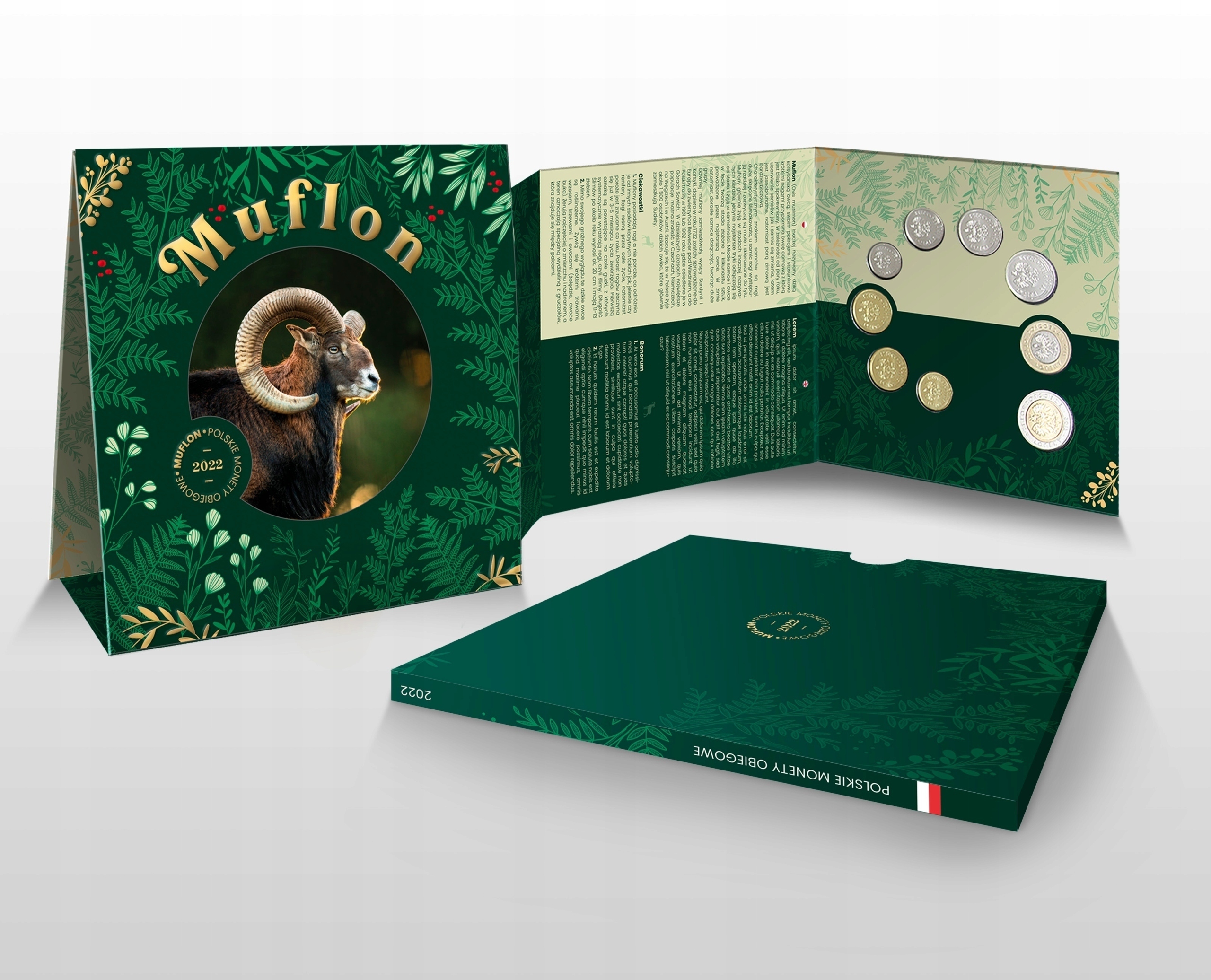 Zestaw monet obiegowych 2022 Muflon