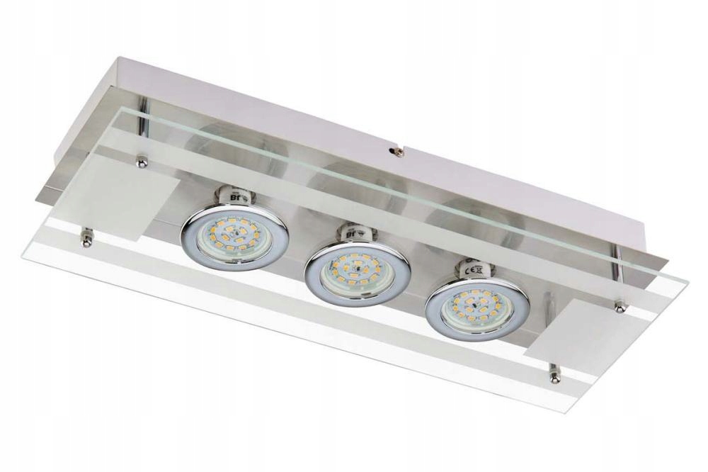 

Lampa Sufitowa Plafon 3x GU10 Led W Zestawie