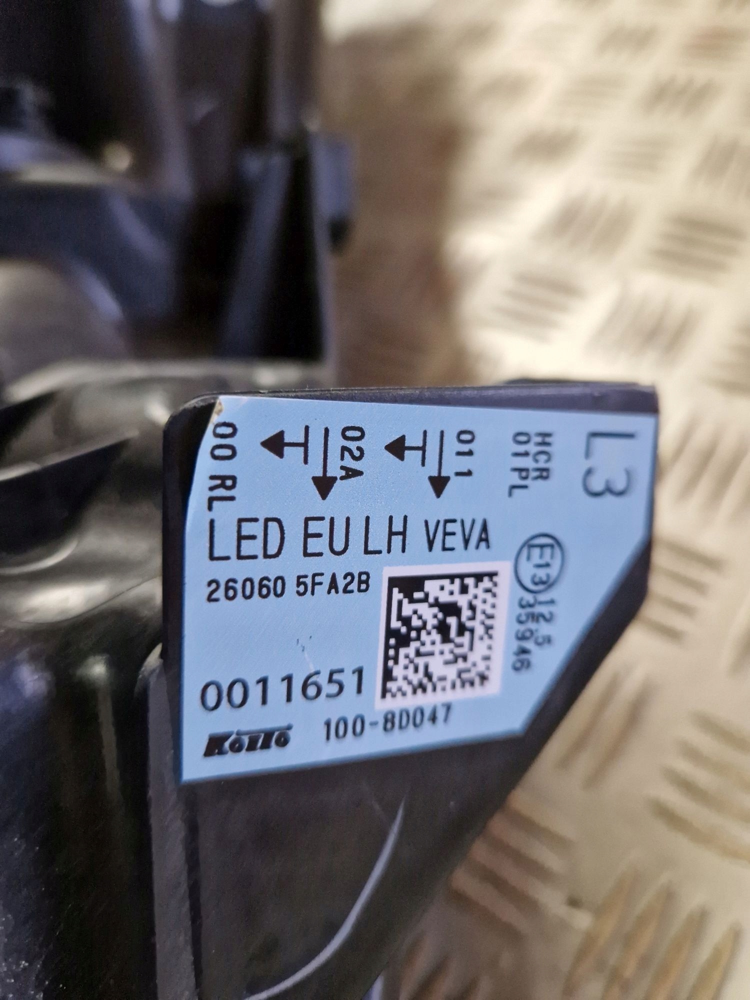 light left front FULL LED NISSAN MICRA K14 2016R->