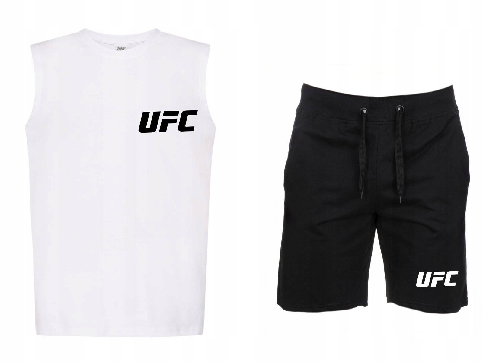 Pánský Set Ufc: Tričko Bez Tričko Krátké Kraťasy Velké Kraťasy