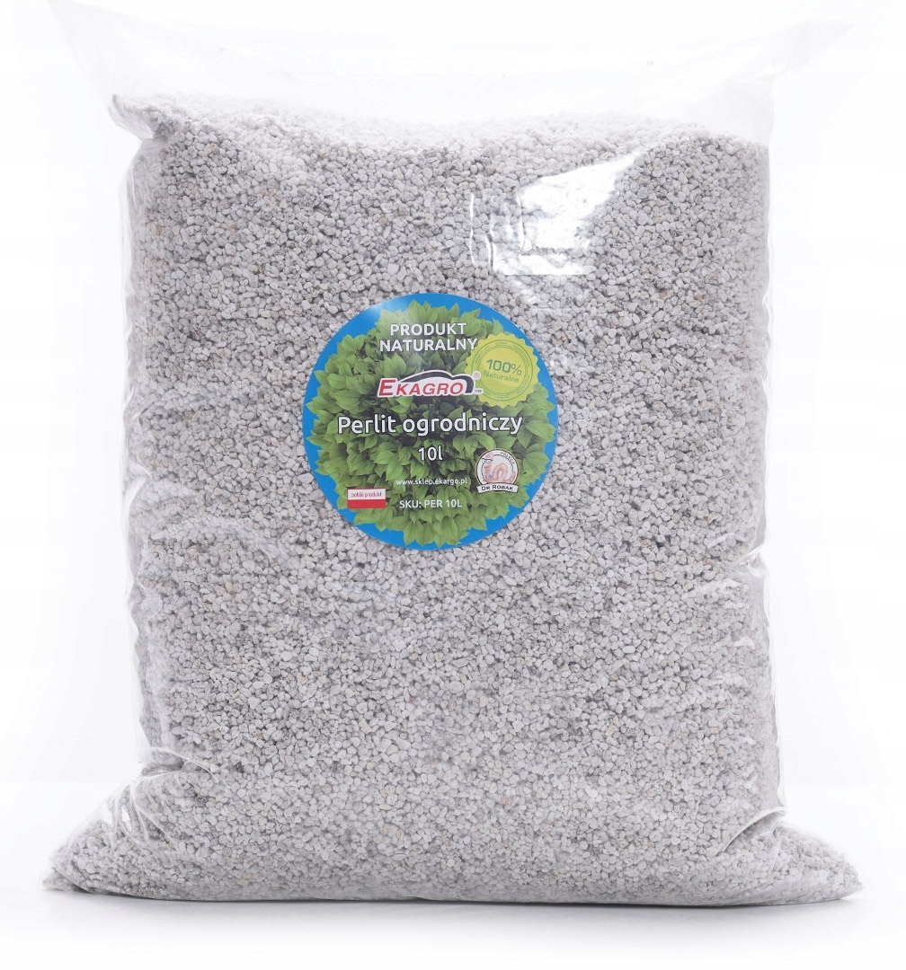 

10L Perlit Ogrodniczy Spulchnia Podłoże do Wysiewu
