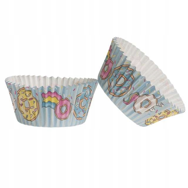 

Foremki na muffinki Papilotki fast food 25 szt