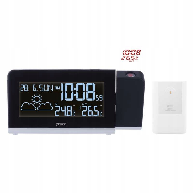 Stacja pogodowa z projektorem E8466 EMOS