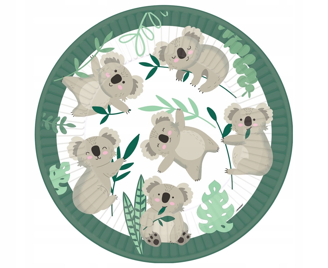 

Talerzyki papierowe Koala 23 cm, 8 szt