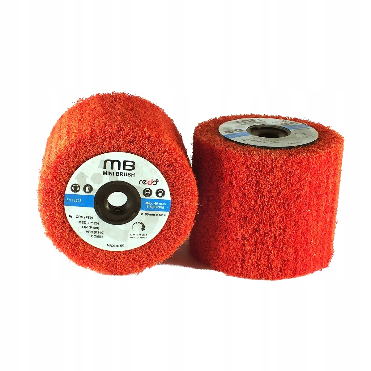 Wałek Ścierny 90x75 M14 ACRS INOX