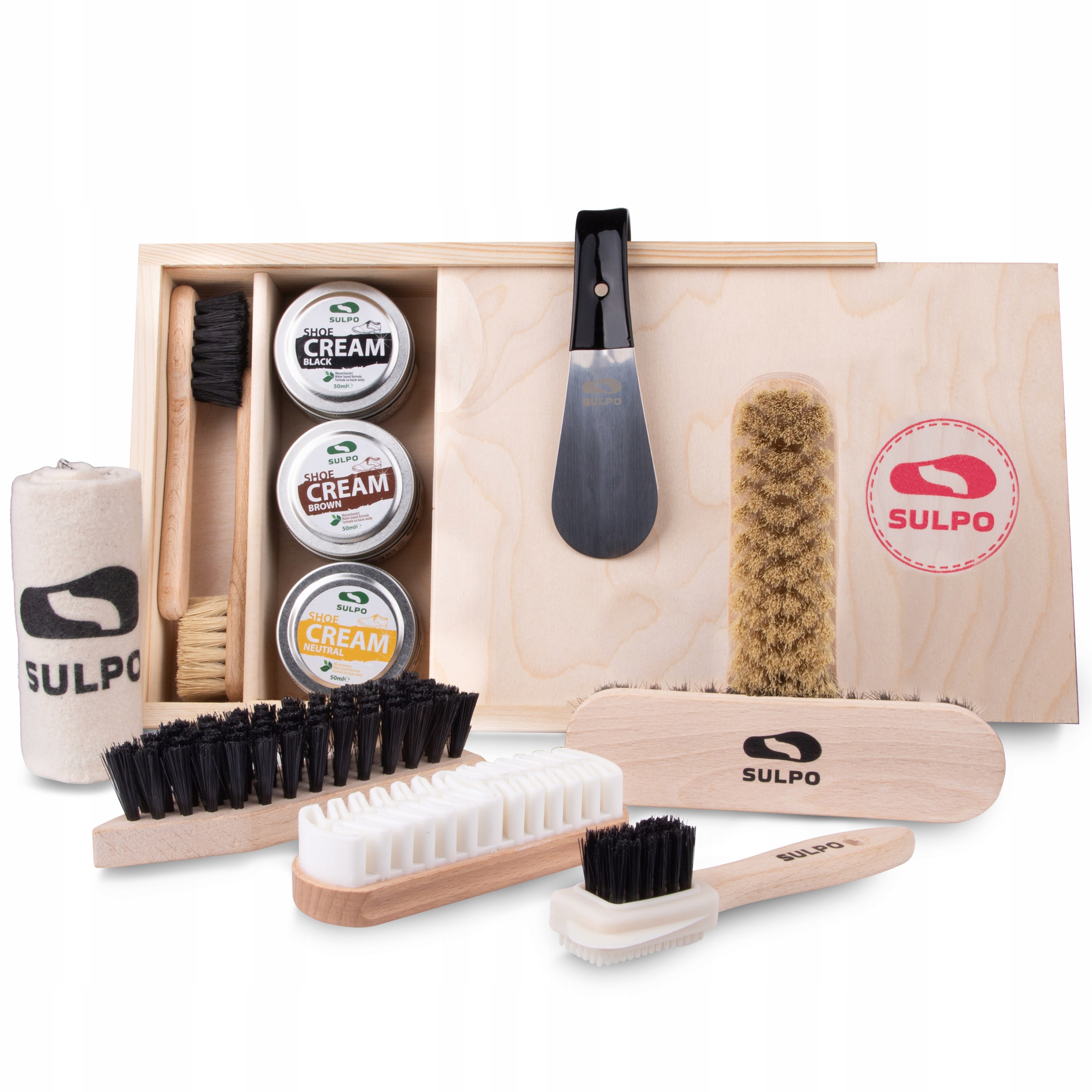 Kartáče Na Kožené Boty Nubuková Semišová Pasta Krémy Eko Lžíce Utěrka