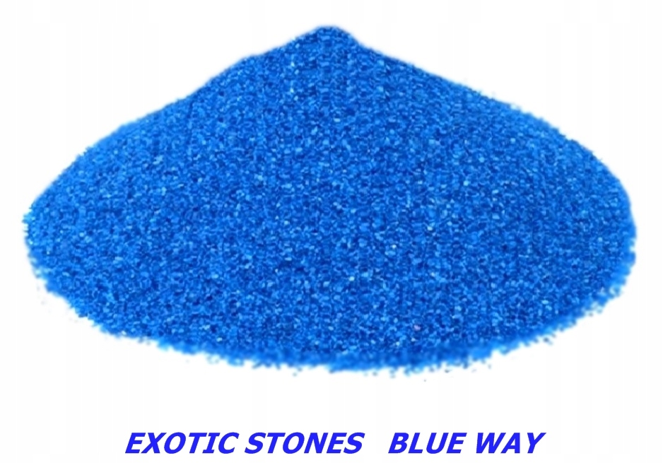 PIASEK CZERWONY KWARCOWY KOLOROWY OZDOBNY PRODUCENT ATEST 0,1-0,4 mm 1 KG Kod producenta Blue way