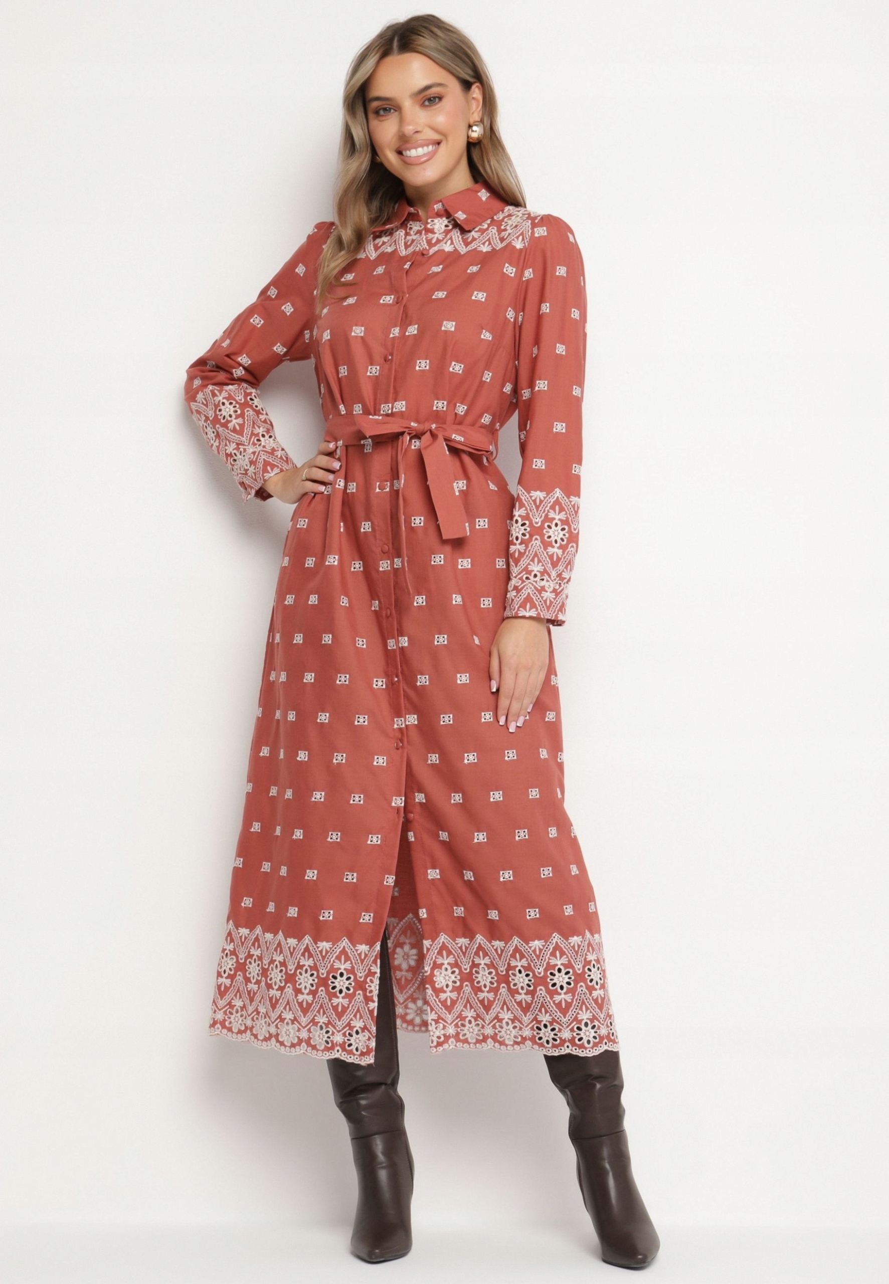 Born2Be Bordó Šaty L