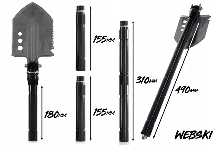 ZESTAW SURVIVALOWY MULTITOOL SAPERKA NÓŻ LATARKA Waga produktu z opakowaniem jednostkowym 2.43 kg