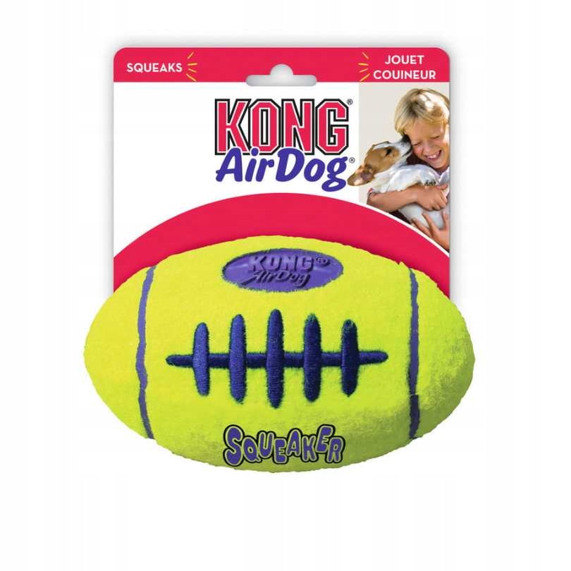 Kousátko pro psa Kong Football AirDog Squeaker M
