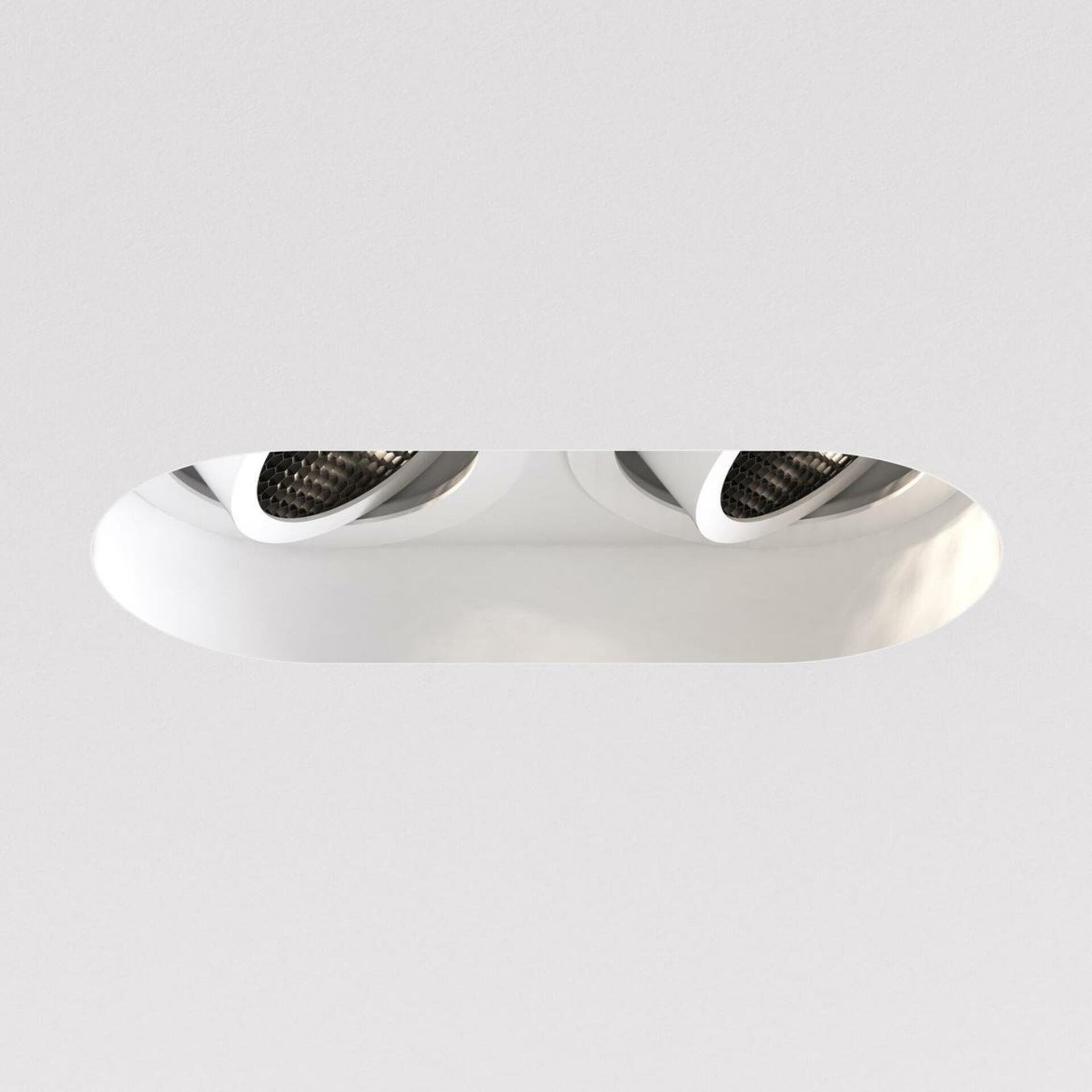 Astro Trimless Round Twin nastaviteľné vstavané svietidlo 2x6W GU10 biela