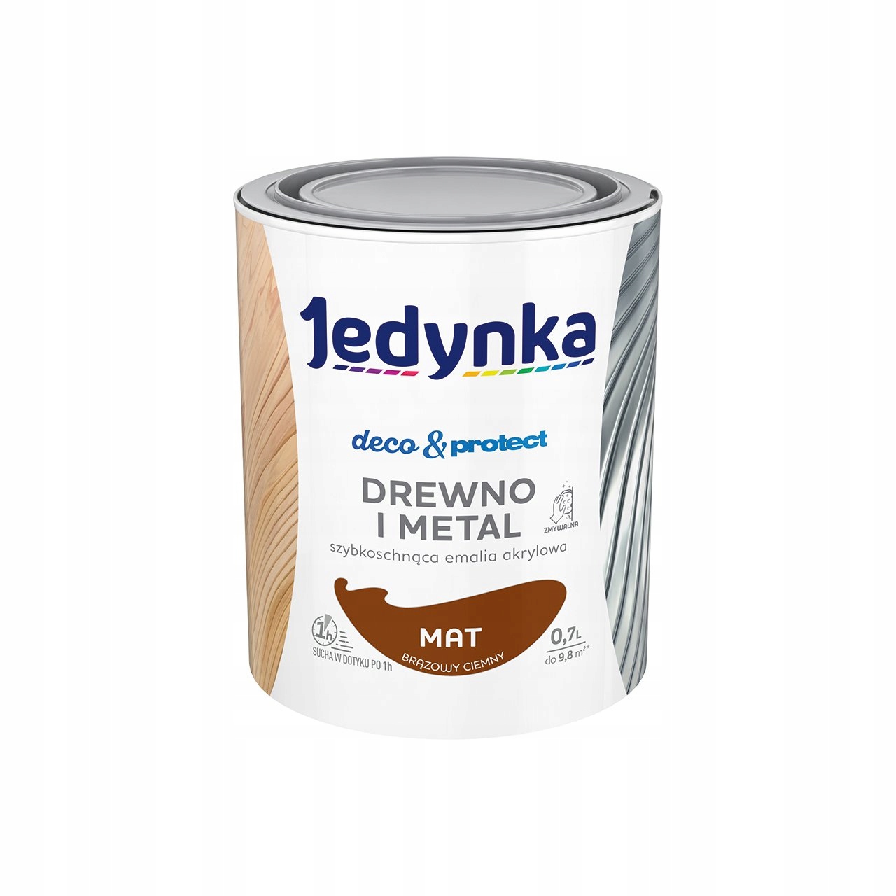 

Jedynka D&p Drewno i Metal 0,7l C.brązowy Mat
