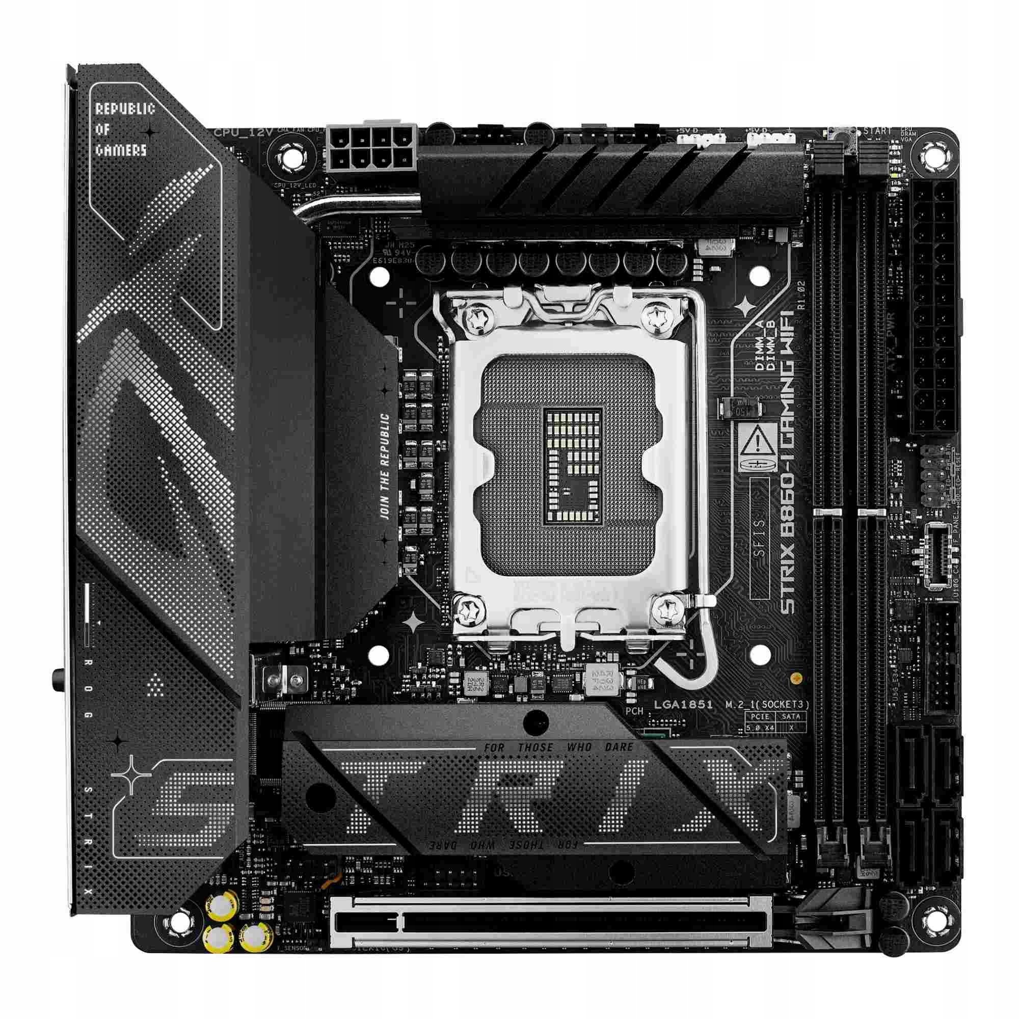 Płyta główna Asus Rog Strix B860-I Gaming Wifi DDR5 PCIe5.0 s.1851 Mini-ITX