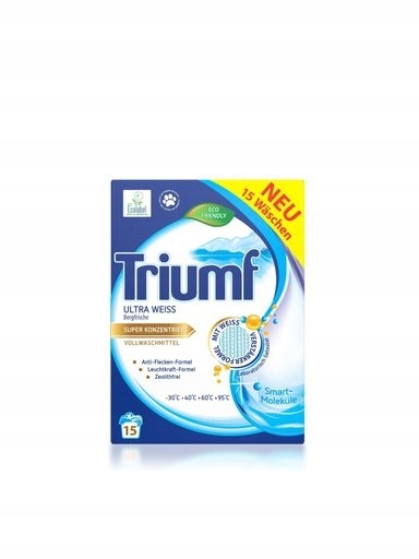 5X Prášek na praní Triumf White 15 praní 900 g