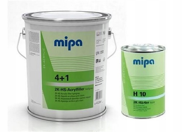 Mipa Podkladový Náter Acrylfiller 2K Hs 4+1 Tmavosivý