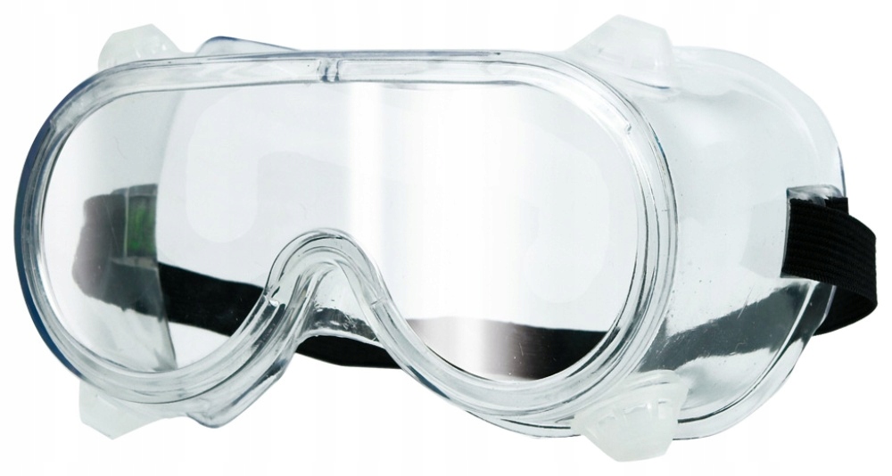 

Gogle Okulary Ochronne Bhp Z Wywietrznikami, Gumką