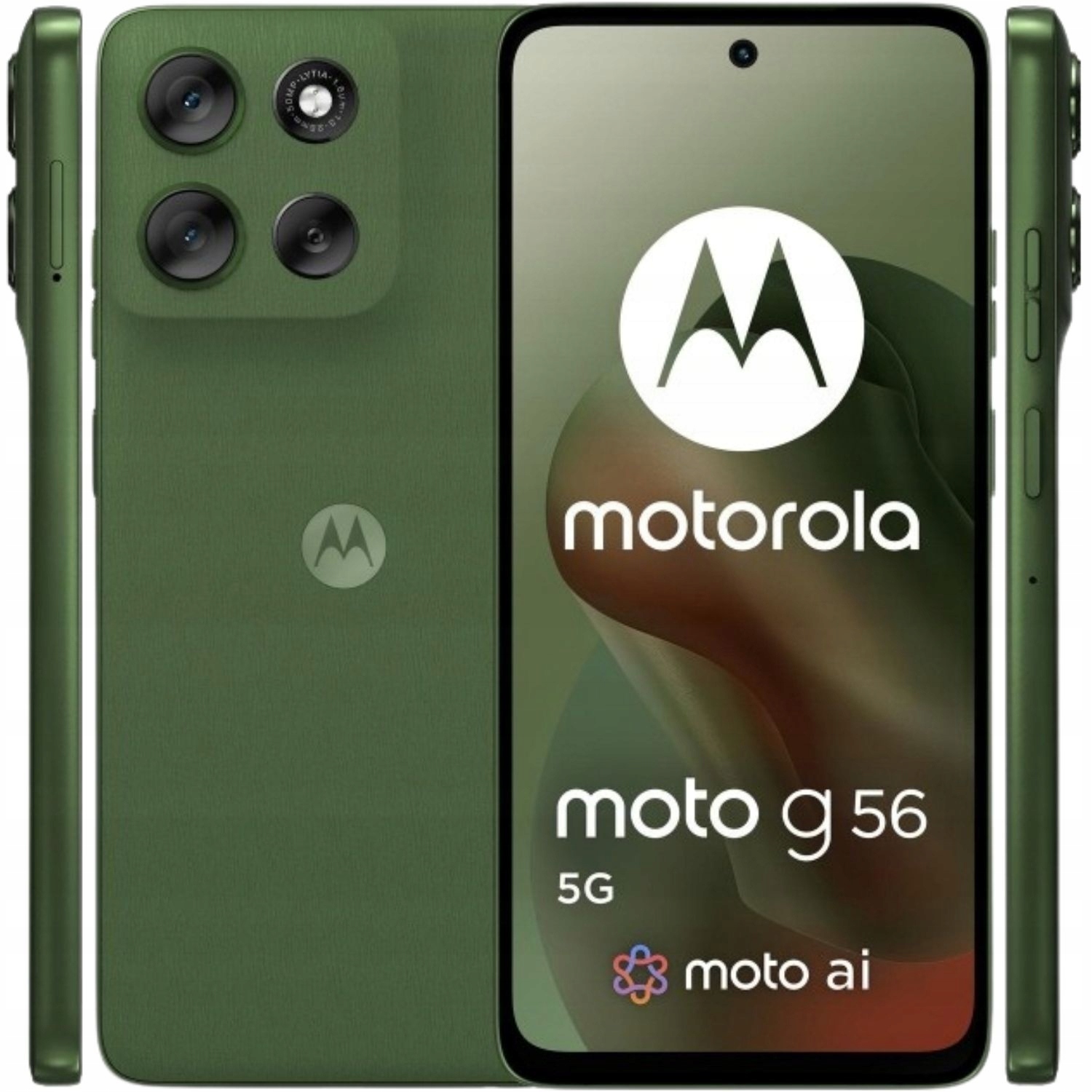 Smartfon telefon Motorola G56 8/256GB DILL Green 5200mAh 6.72" 50Mpx 5G