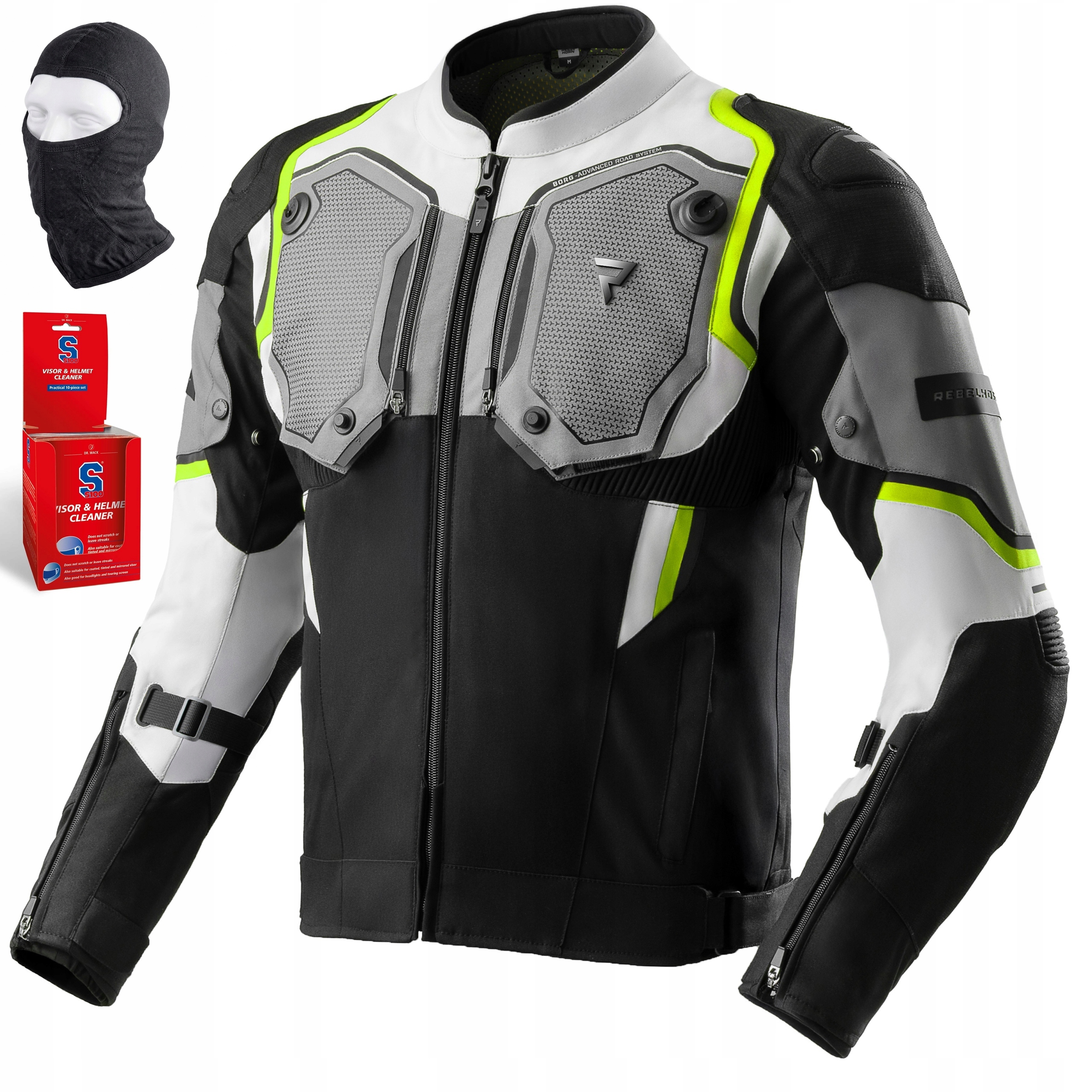 Motocyklová bunda Rebelhorn Borg II Street Tour 2 vrstvy Ce Aa