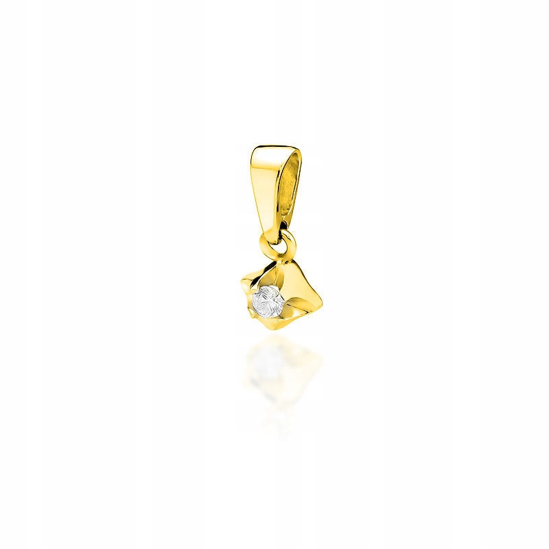 

Złota Zawieszka Klasyczna 585 Brylant 0,09 ct