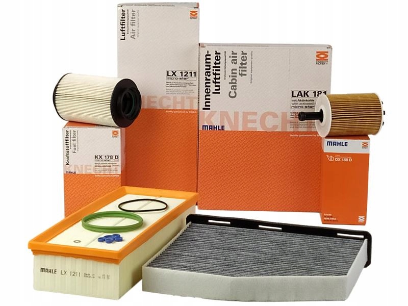 

Golf 5 V Touran 1,9TDI 2,0TDI Zestaw Filtry Knecht