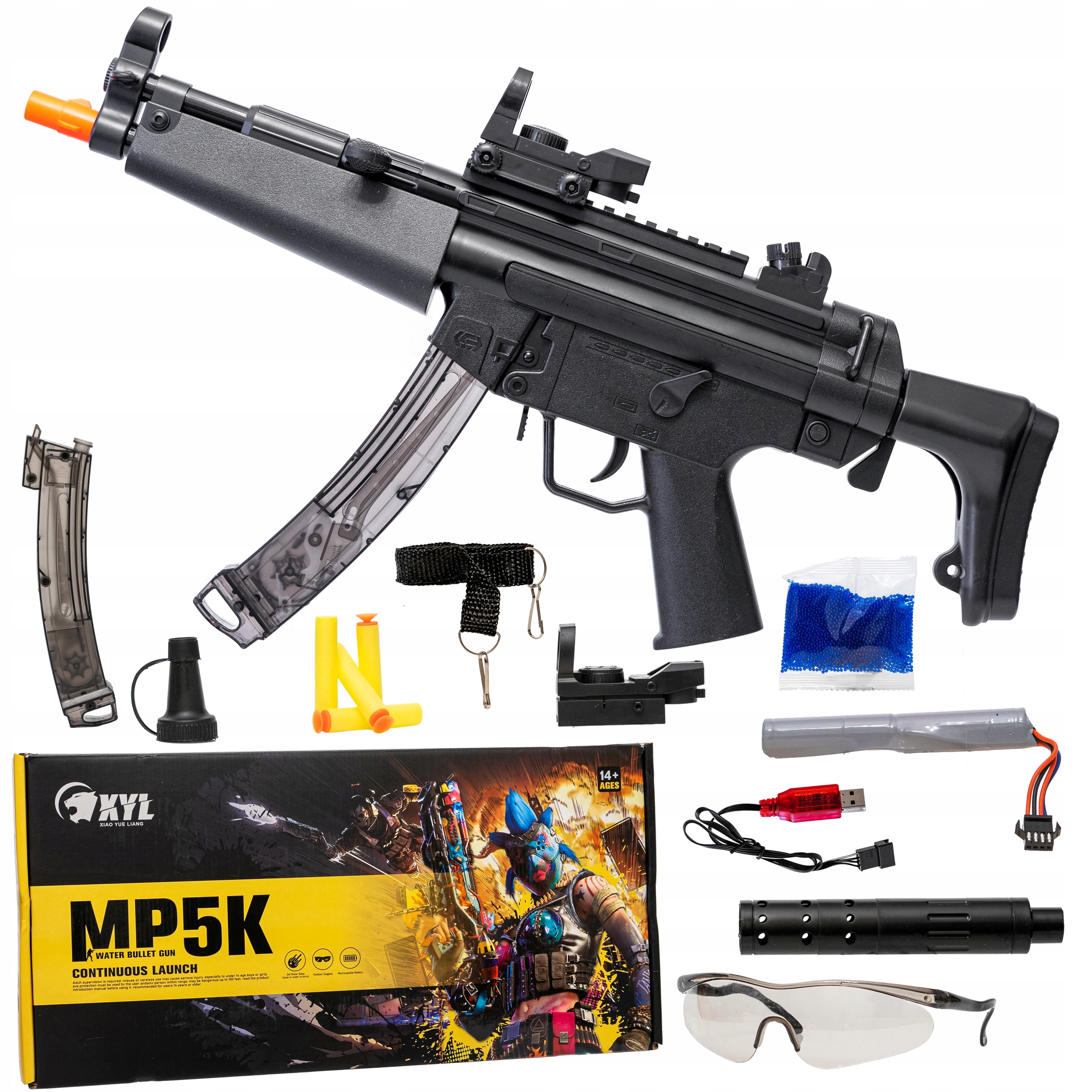 

Karabin MP5 Pistolet Automat Na Kulki Żelowe Csgo