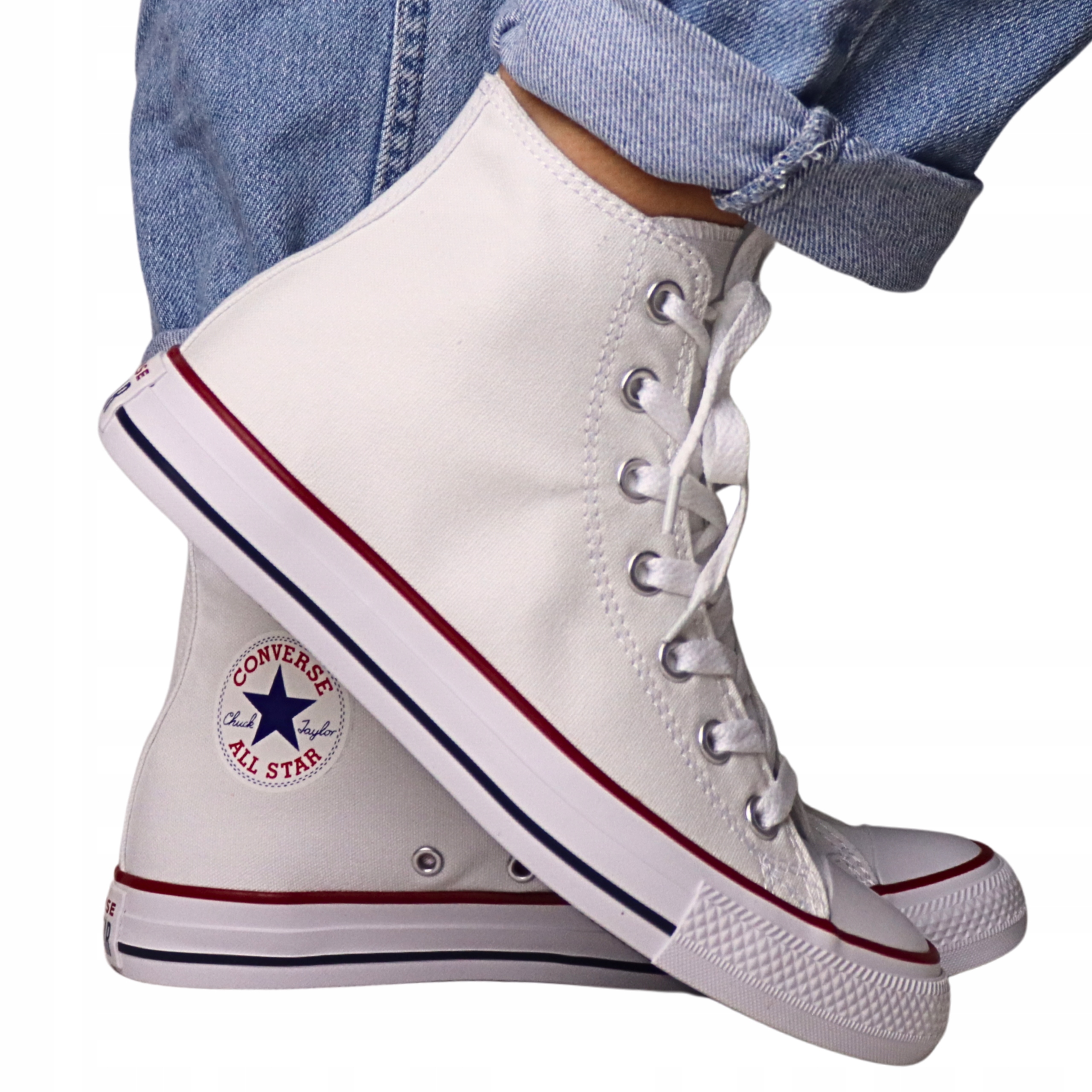 Sportovní Boty Converse All Star Hi Bílé Pohodlné Nad Kotník M7650C vel. 37,5