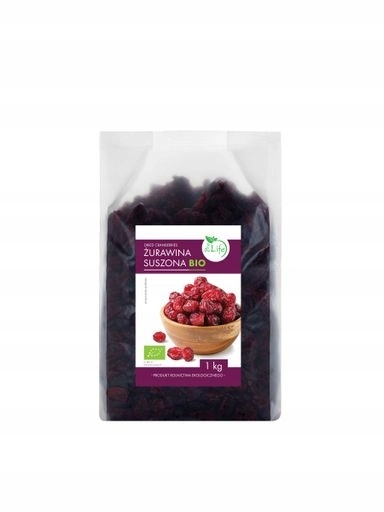 Bio Life Sušené brusinky nesířené 1 kg Bio