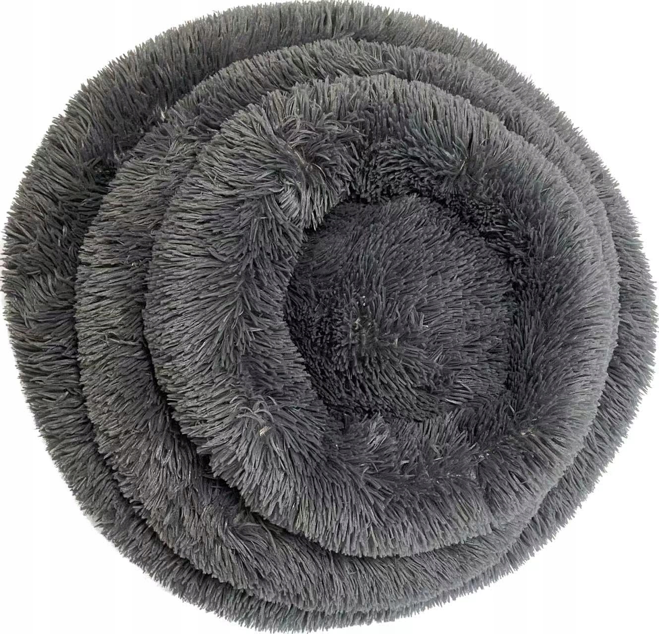 Pelíšek Pro Kočky Psa Kulaté Donut Plyšový Polštář Pro Zvířata