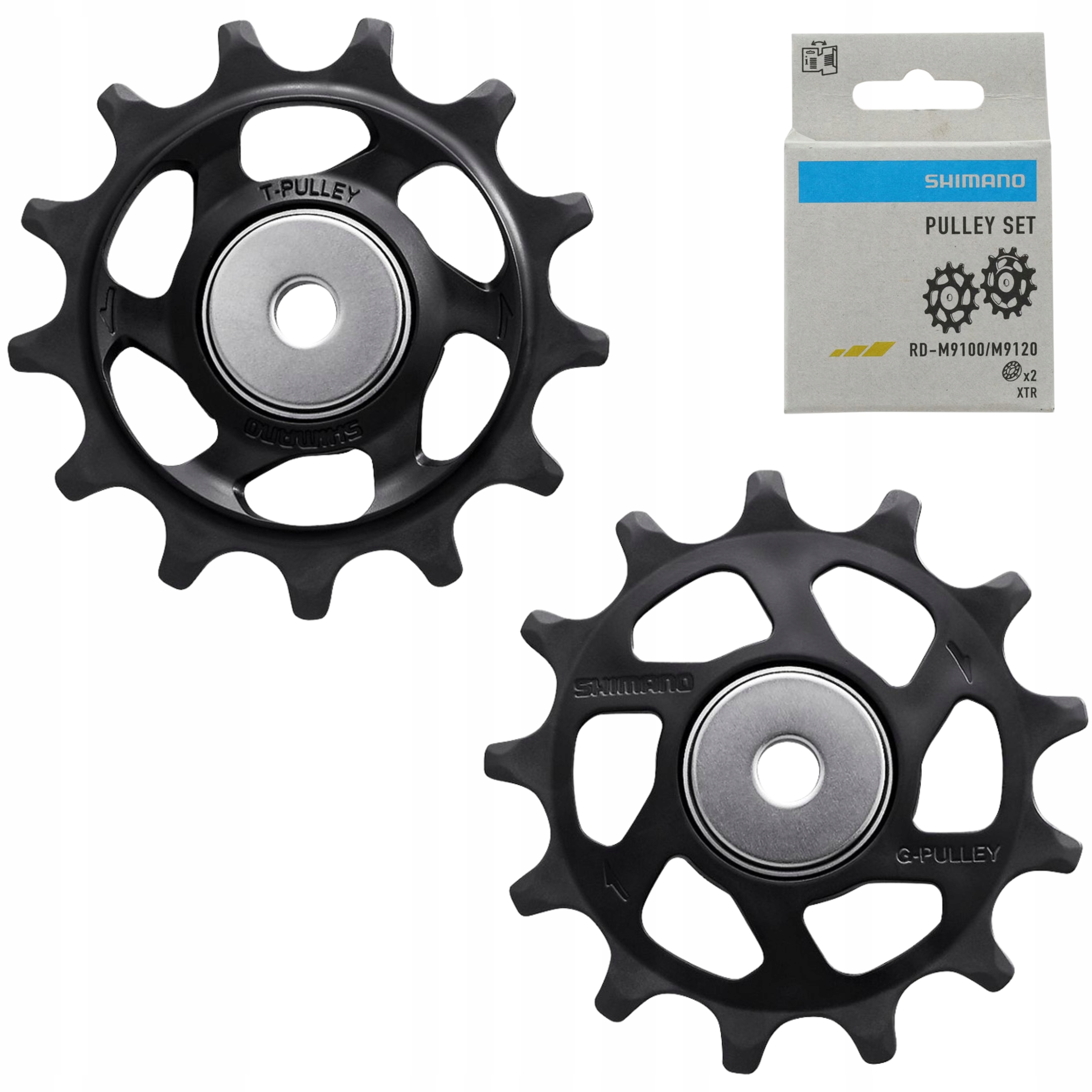 Oryginalne Kółka Kółeczka Przerzutki Tylnej Shimano Xtr RD-M9100 RD-M9120