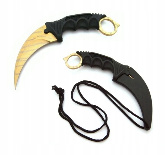 Nóż Karambit Cs:go Neck Knife Prawdziwy Nóż Counter Strike