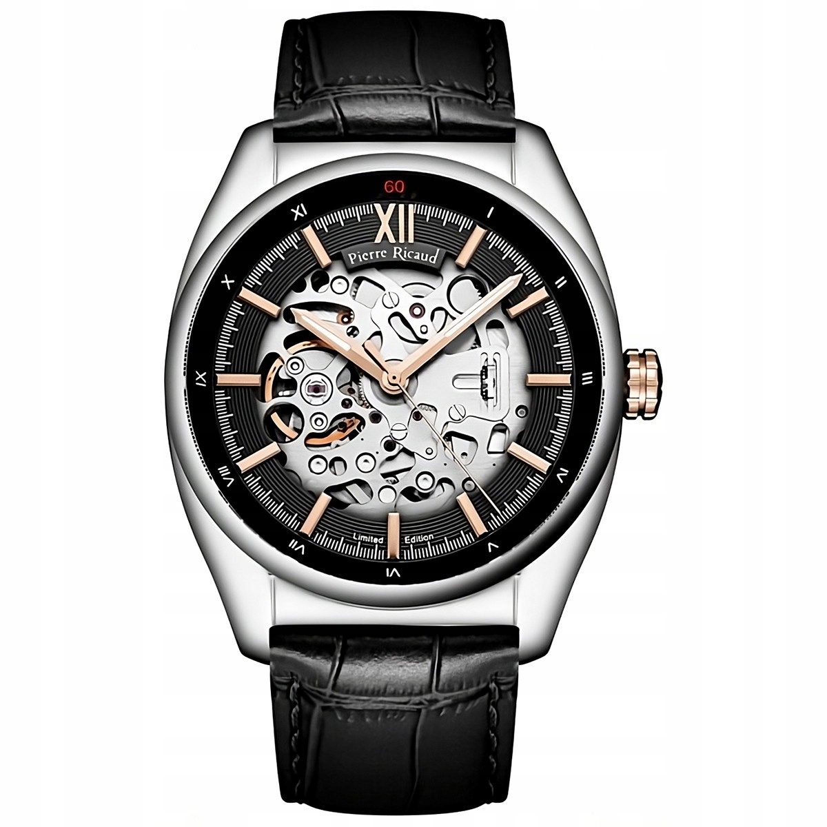 Pánské Hodinky Pierre Ricaud P2003.R2R6AS, černý řemínek