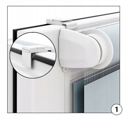 Roleta Dzień Noc na wymiar z napinaczem 71x220 cm Typ montażu bezinwazyjny