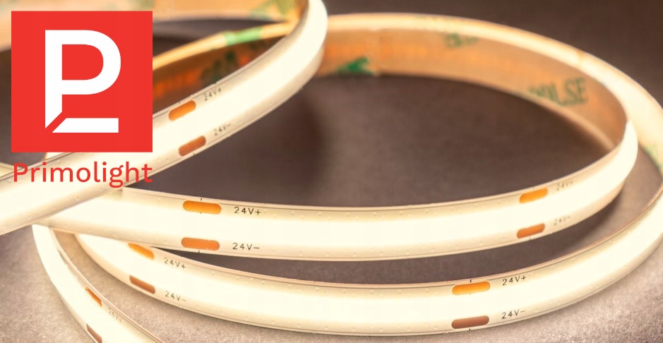 Taśma LED COB 24V 10W/m 3000K 320LED/m NEON CIEPŁE ŚWIATŁO IP20 MOCNA 1m