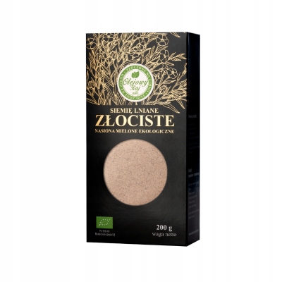 Siemię lniane złociste mielone Olejowy Raj 200 g