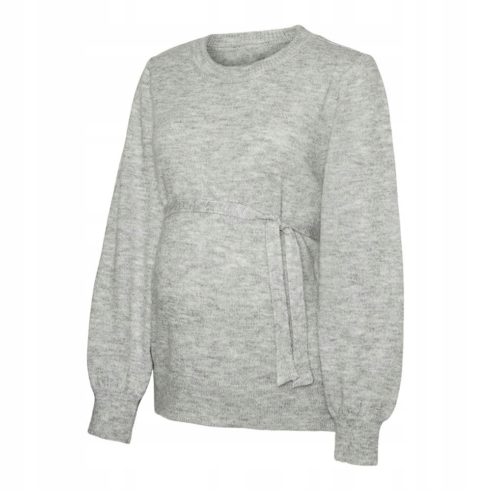 Mamalicious šedý tehotenský sveter s opaskom L