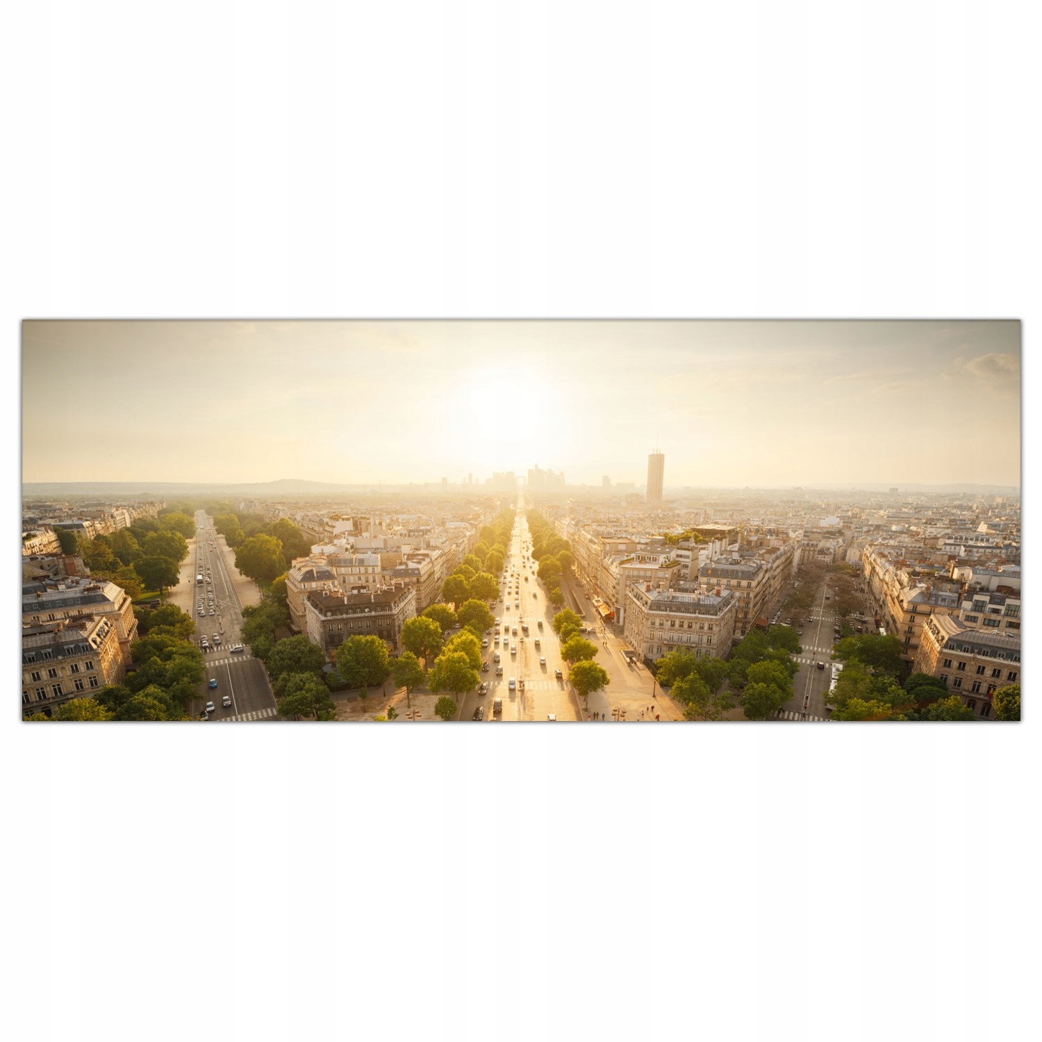 

Obraz na szkle Foto Łuk Triumfalny Paryż 125x50
