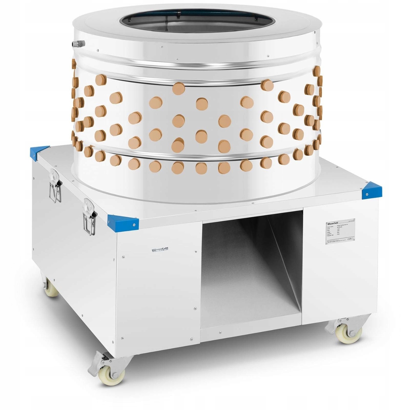 SKUBARKA DO DROBIU - DO 1000 KG/H - 80 CM