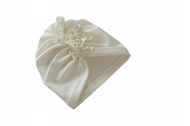 

Czapka turban ecru wiosna/jesień 42-44 Chrzest