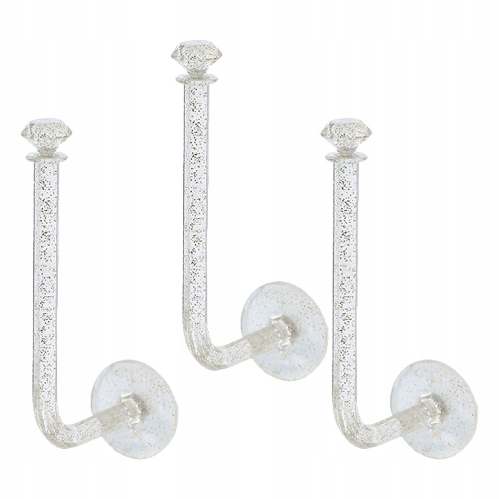 3 SZT. WIESZAK NA SPINKI I OPASKI DO WŁOSÓW NA ŚCIANĘ