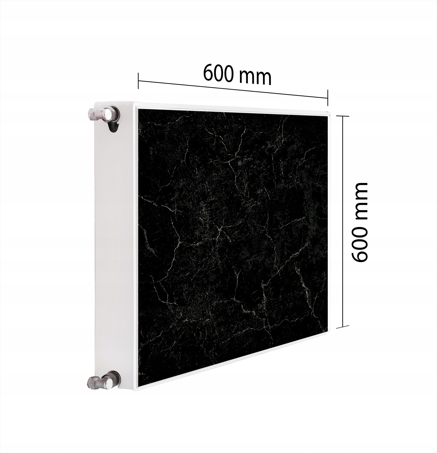 Magnetická Krytka Na Radiátor 60x60 Černá Podložka Magnet