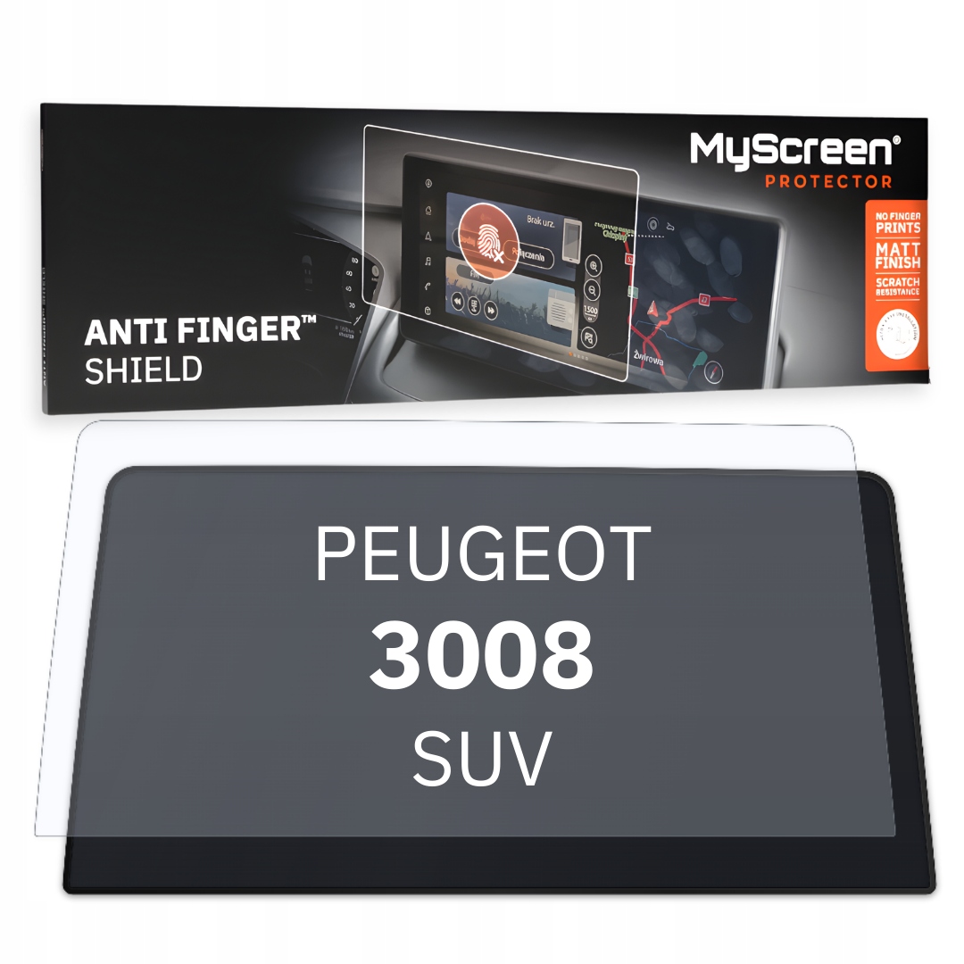 Fólie pro Peugeot 3008 Suv 2016 2020 MyScreen Anti Finger